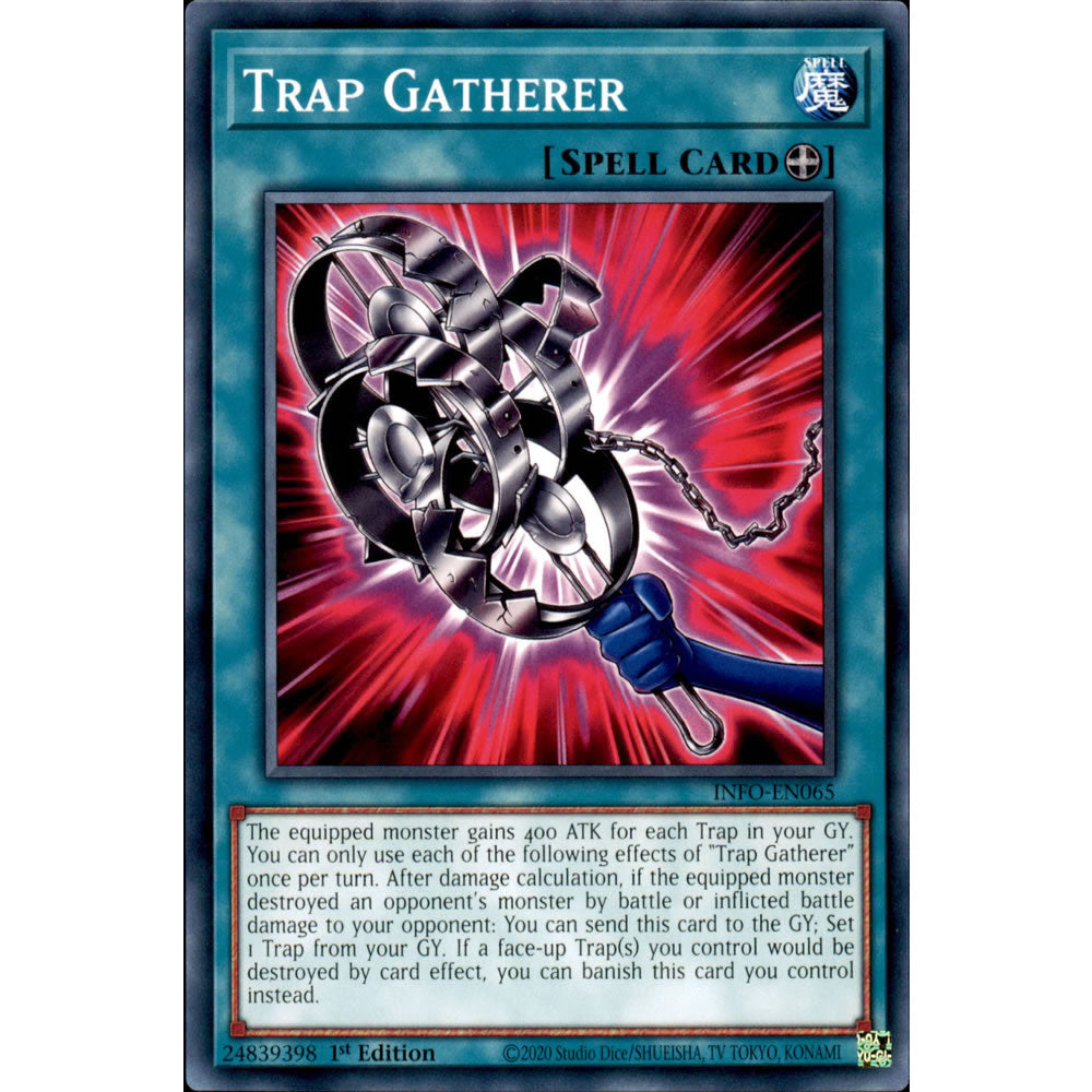 Trap Gatherer INFO-EN065 Yu-Gi-Oh! Card from the The Infinite Forbidden Set