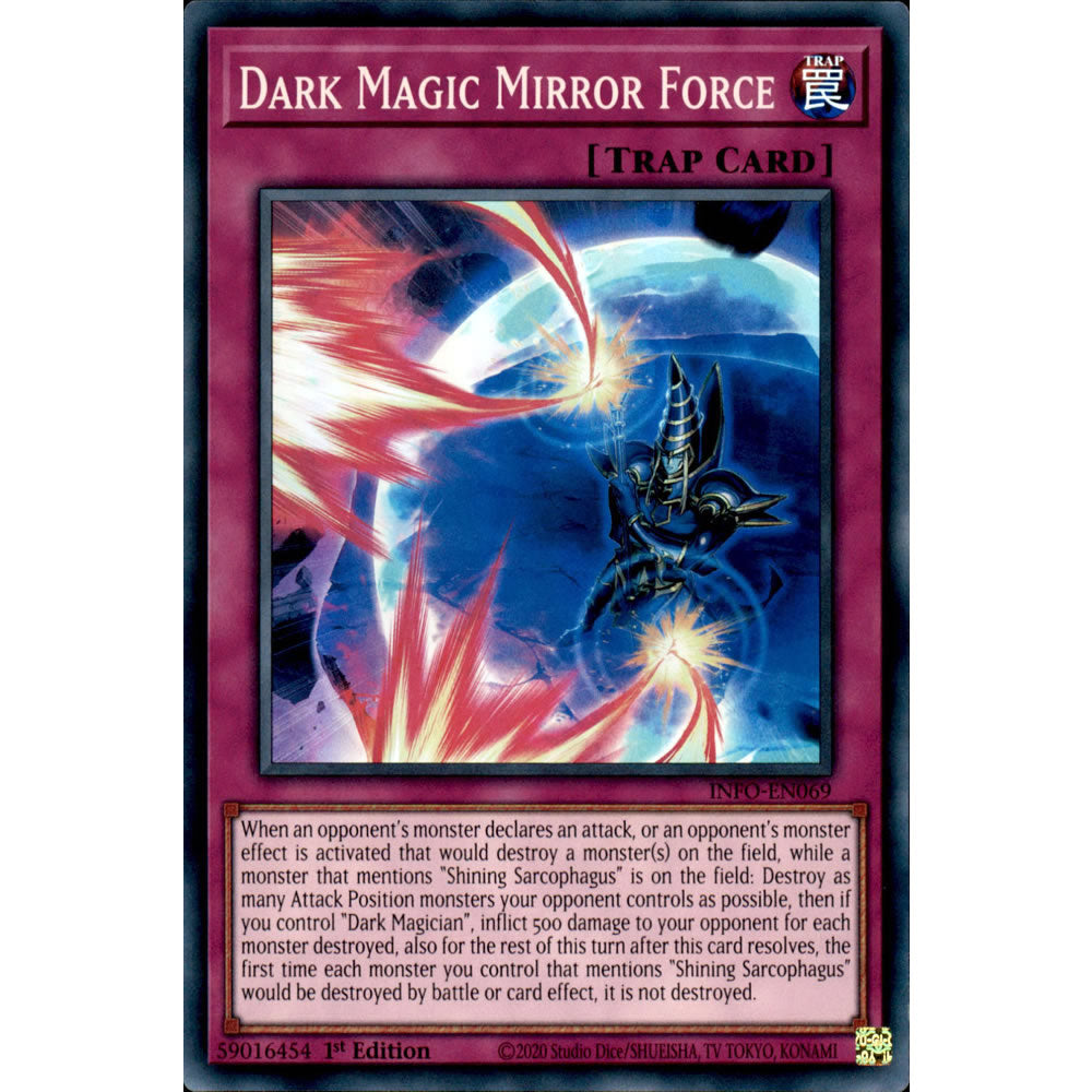 Dark Magic Mirror Force INFO-EN069 Yu-Gi-Oh! Card from the The Infinite Forbidden Set