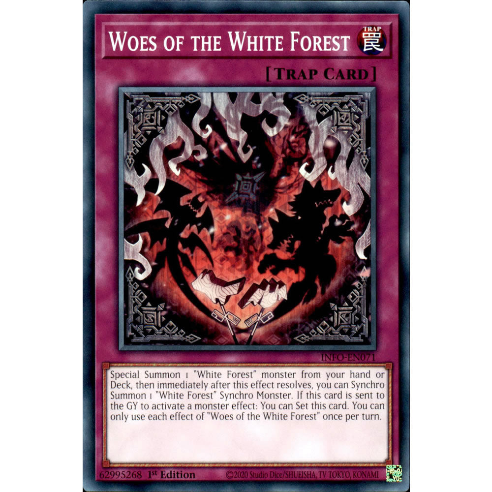 Woes of the White Forest INFO-EN071 Yu-Gi-Oh! Card from the The Infinite Forbidden Set