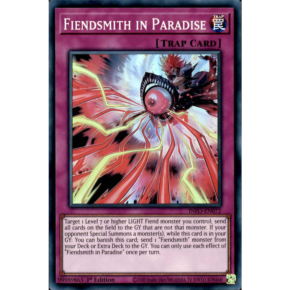 Fiendsmith in Paradise INFO-EN072 Yu-Gi-Oh! Card from the The Infinite Forbidden Set