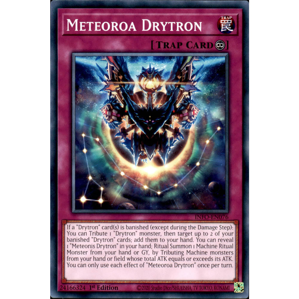 Meteoroa Drytron INFO-EN076 Yu-Gi-Oh! Card from the The Infinite Forbidden Set