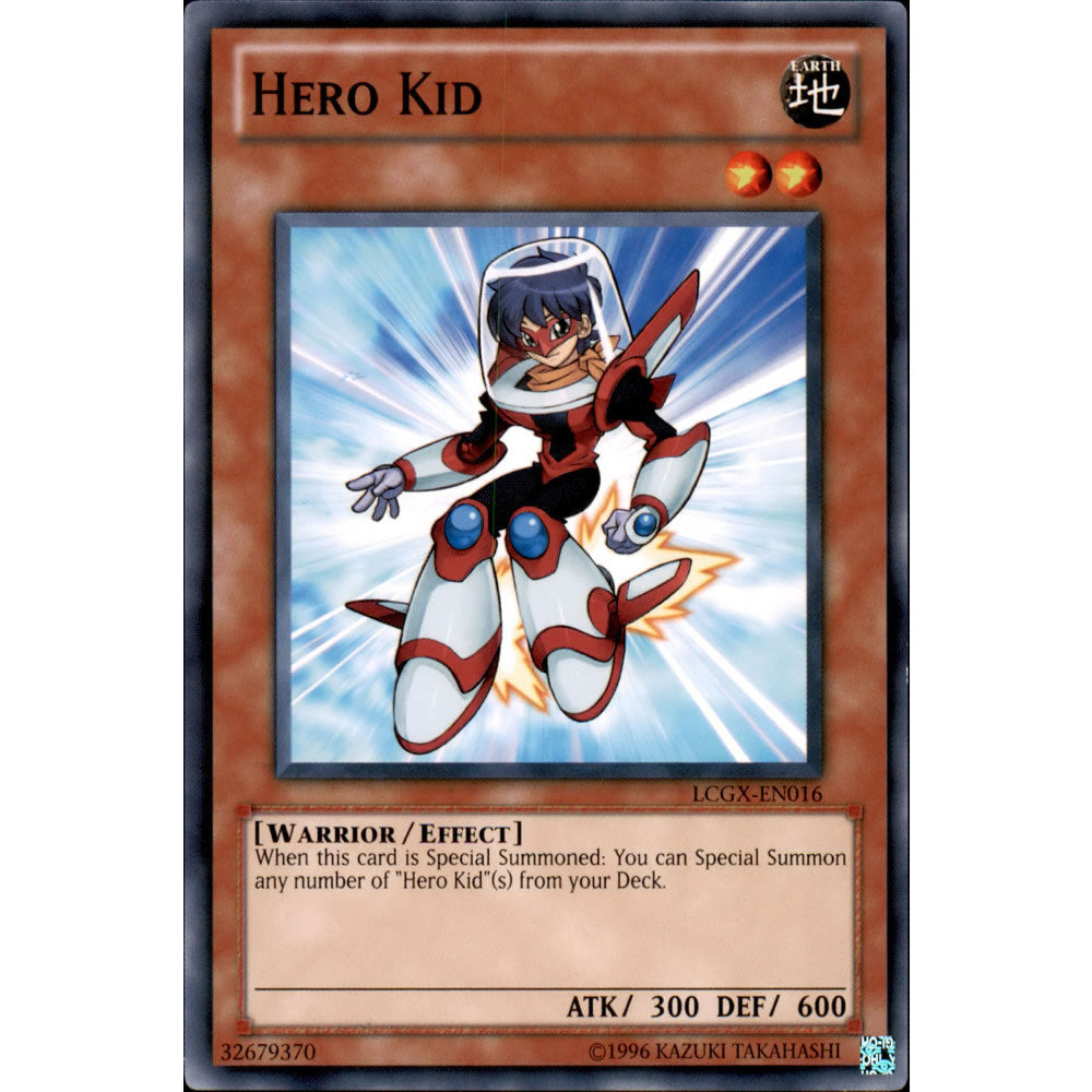 Hero Kid LCGX-EN016 Yu-Gi-Oh! Card from the Legendary Collection 2: The Duel Academy Years Mega Pack Set