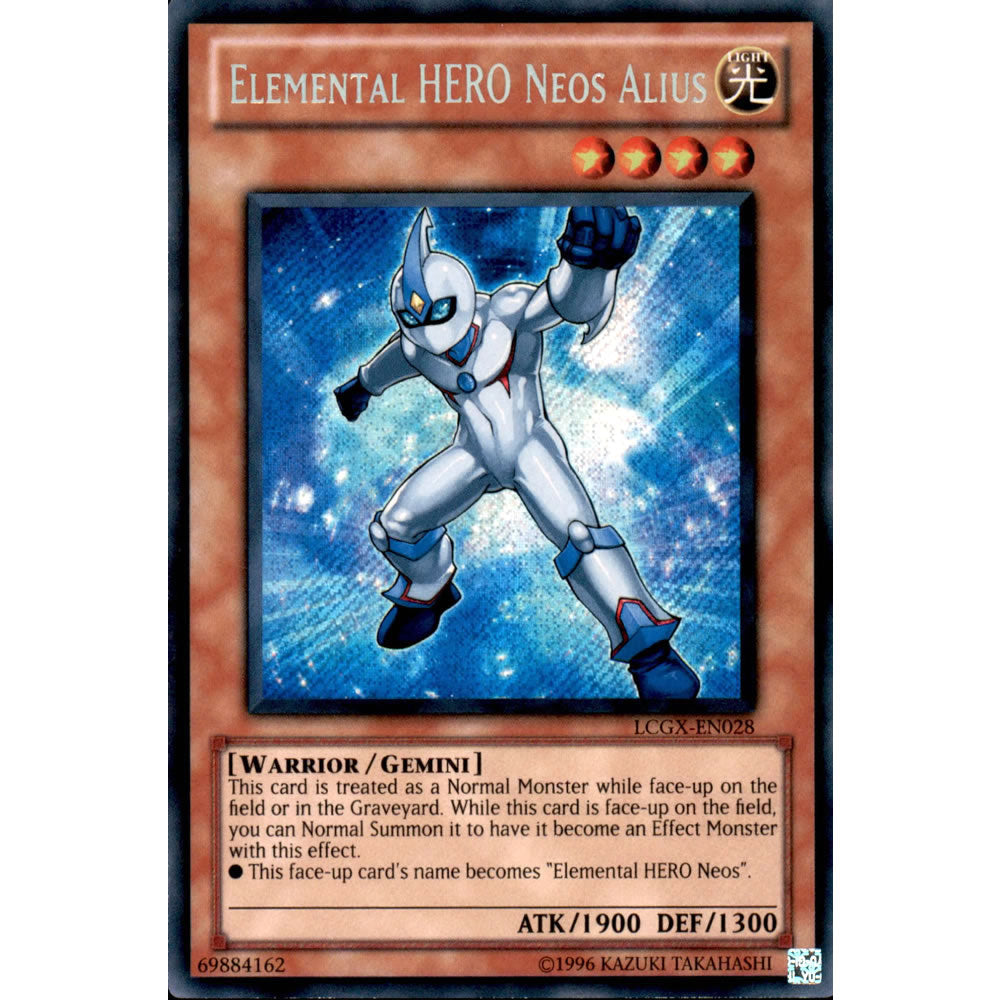 Elemental Hero Neos Alius LCGX-EN028 Yu-Gi-Oh! Card from the Legendary Collection 2: The Duel Academy Years Mega Pack Set