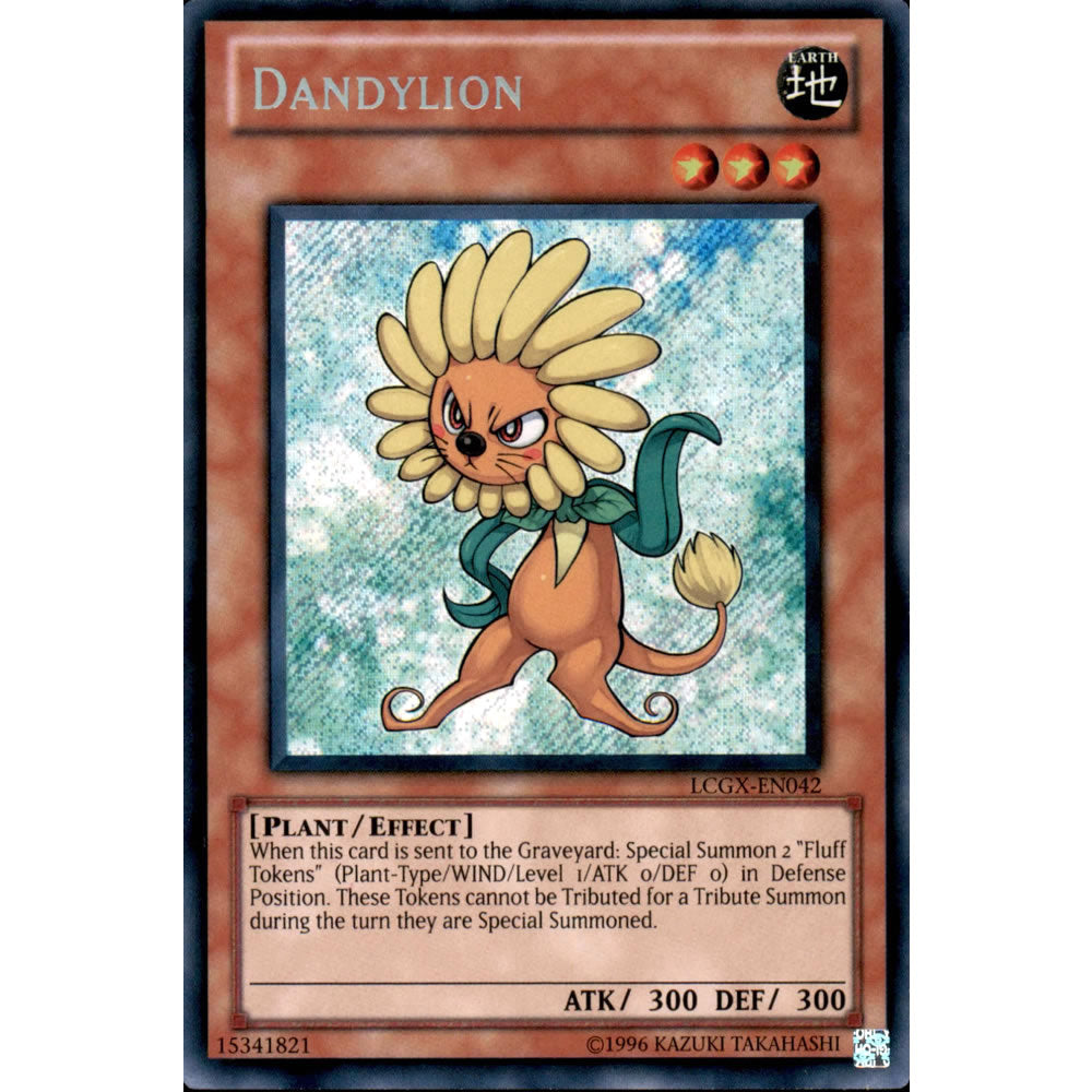 Dandylion LCGX-EN042 Yu-Gi-Oh! Card from the Legendary Collection 2: The Duel Academy Years Mega Pack Set