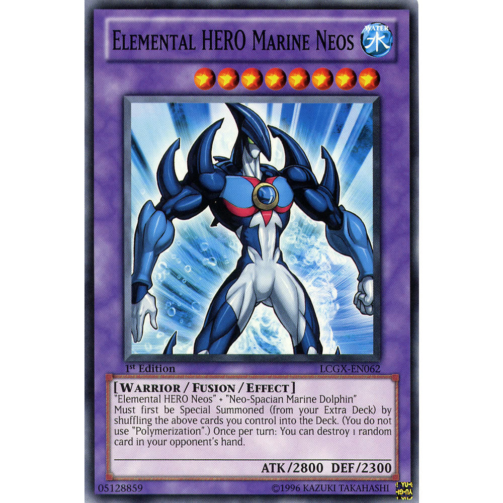 Elemental Hero Marine Neos LCGX-EN062 Yu-Gi-Oh! Card from the Legendary Collection 2: The Duel Academy Years Mega Pack Set