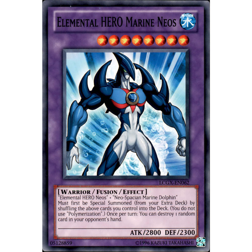 Elemental Hero Marine Neos LCGX-EN062 Yu-Gi-Oh! Card from the Legendary Collection 2: The Duel Academy Years Mega Pack Set