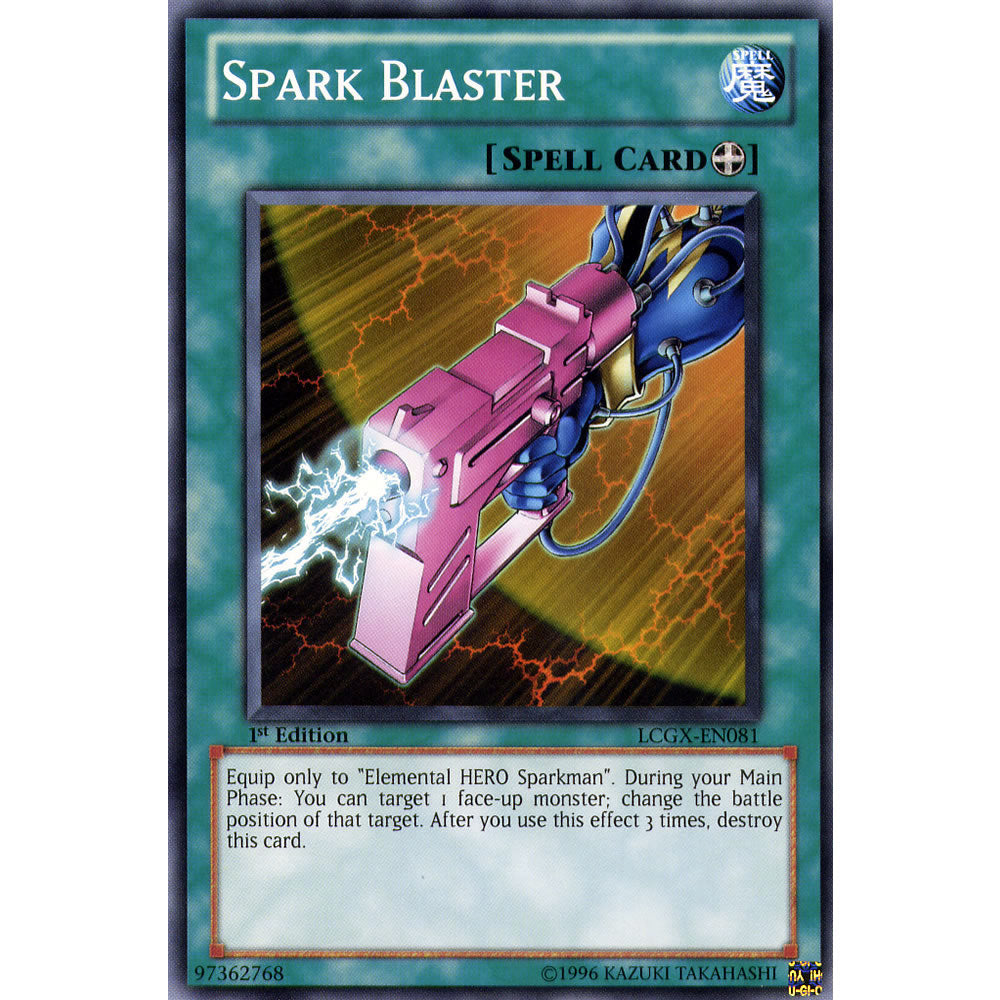 Spark Blaster LCGX-EN081 Yu-Gi-Oh! Card from the Legendary Collection 2: The Duel Academy Years Mega Pack Set