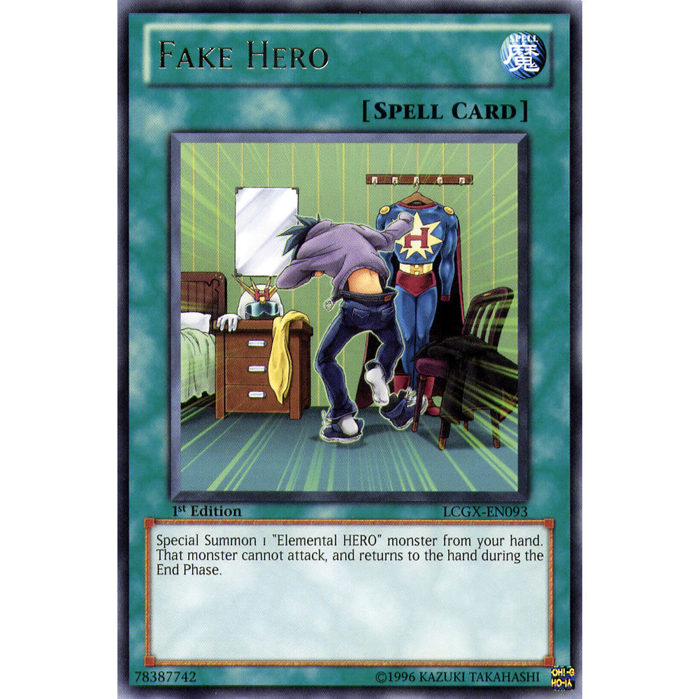 Fake Hero LCGX-EN093 Yu-Gi-Oh! Card from the Legendary Collection 2: The Duel Academy Years Mega Pack Set