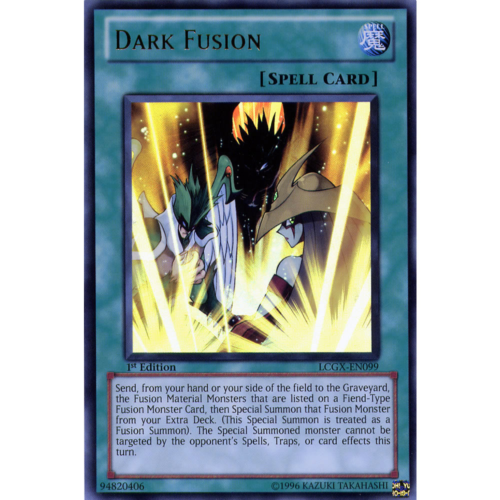 Dark Fusion LCGX-EN099 Yu-Gi-Oh! Card from the Legendary Collection 2: The Duel Academy Years Mega Pack Set