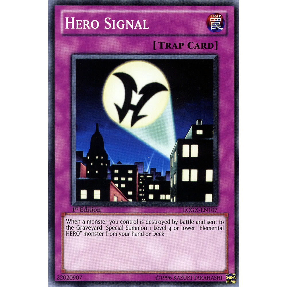 Hero Signal LCGX-EN107 Yu-Gi-Oh! Card from the Legendary Collection 2: The Duel Academy Years Mega Pack Set