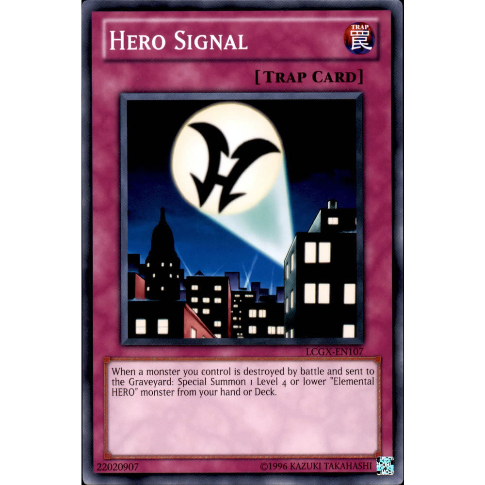 Hero Signal LCGX-EN107 Yu-Gi-Oh! Card from the Legendary Collection 2: The Duel Academy Years Mega Pack Set