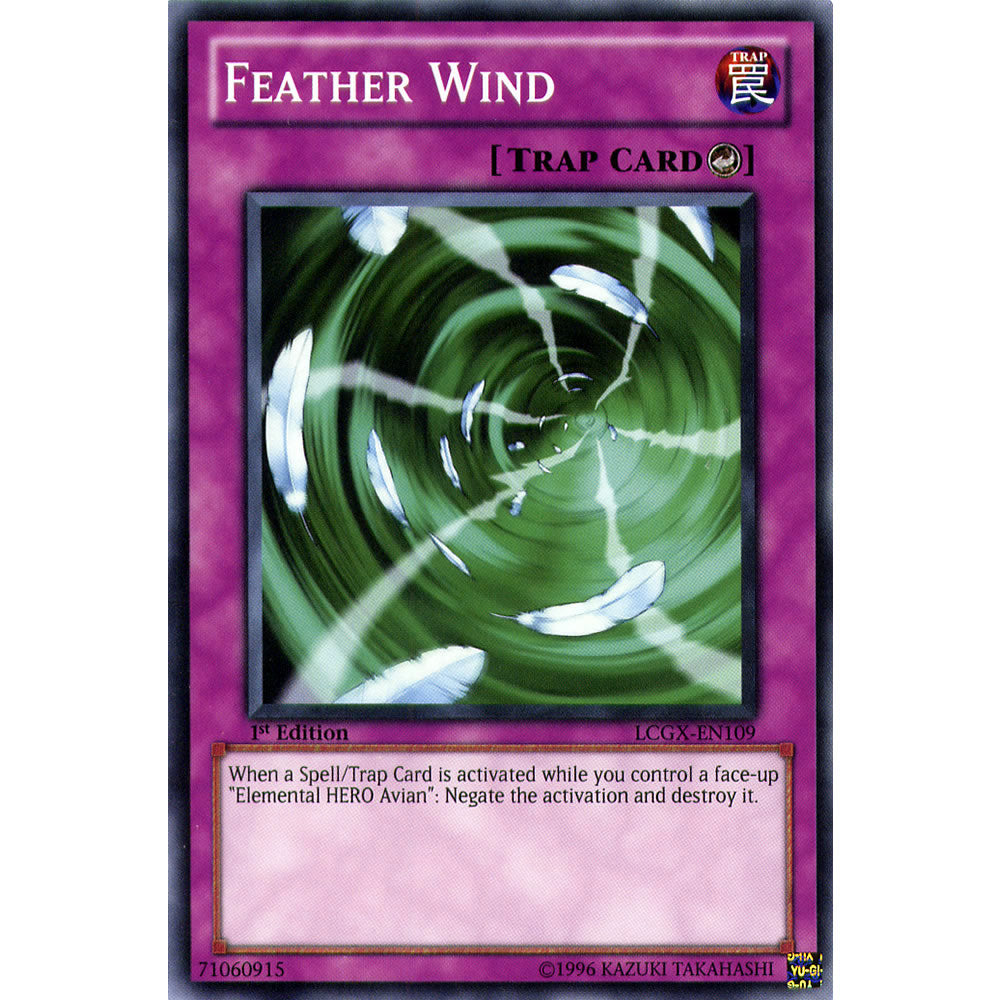 Feather Wind LCGX-EN109 Yu-Gi-Oh! Card from the Legendary Collection 2: The Duel Academy Years Mega Pack Set