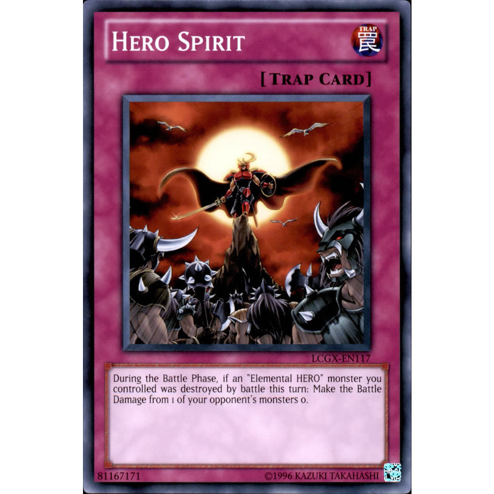 Hero Spirit LCGX-EN117 Yu-Gi-Oh! Card from the Legendary Collection 2: The Duel Academy Years Mega Pack Set