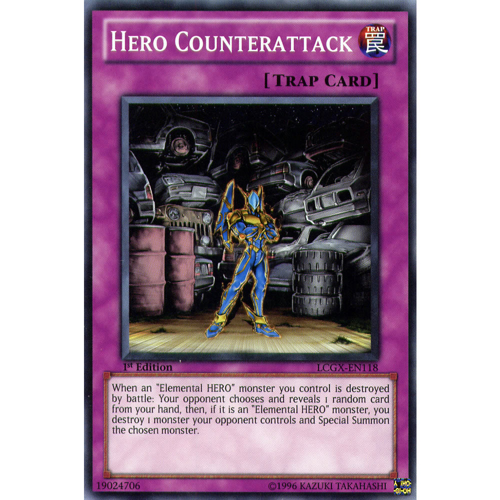 Hero Counterattack LCGX-EN118 Yu-Gi-Oh! Card from the Legendary Collection 2: The Duel Academy Years Mega Pack Set