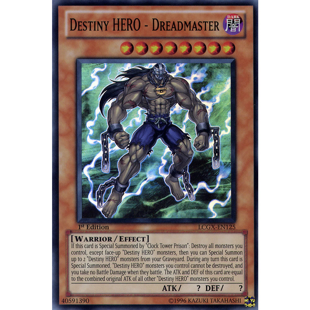 Destiny Hero - Dreadmaster LCGX-EN125 Yu-Gi-Oh! Card from the Legendary Collection 2: The Duel Academy Years Mega Pack Set