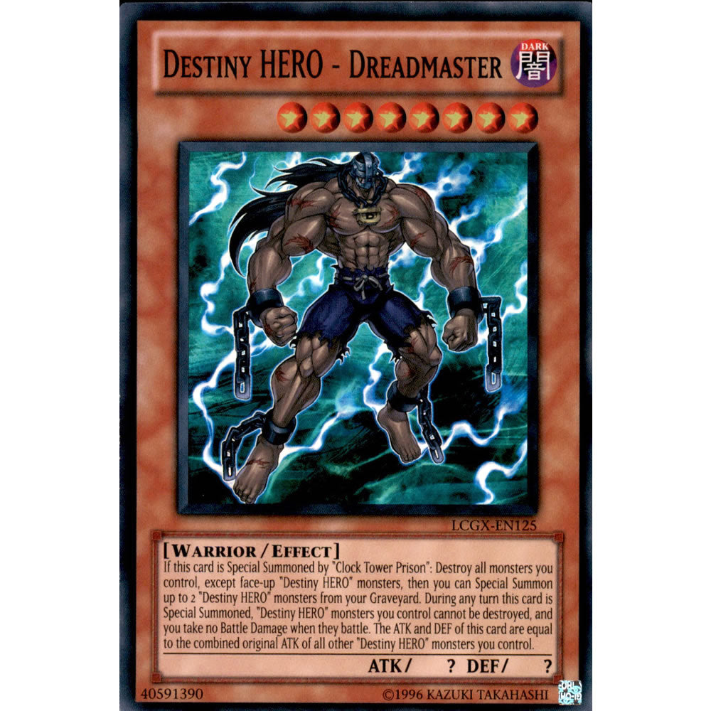 Destiny Hero - Dreadmaster LCGX-EN125 Yu-Gi-Oh! Card from the Legendary Collection 2: The Duel Academy Years Mega Pack Set