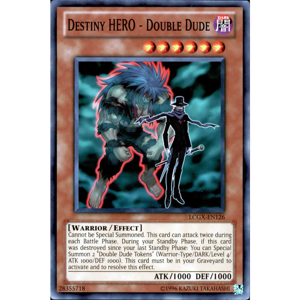 Destiny Hero - Double Dude LCGX-EN126 Yu-Gi-Oh! Card from the Legendary Collection 2: The Duel Academy Years Mega Pack Set