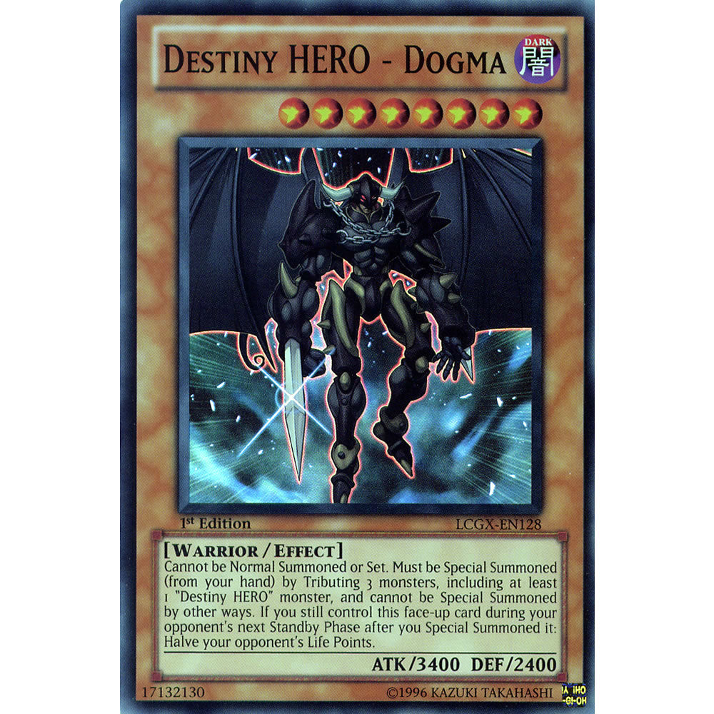 Destiny Hero - Dogma LCGX-EN128 Yu-Gi-Oh! Card from the Legendary Collection 2: The Duel Academy Years Mega Pack Set