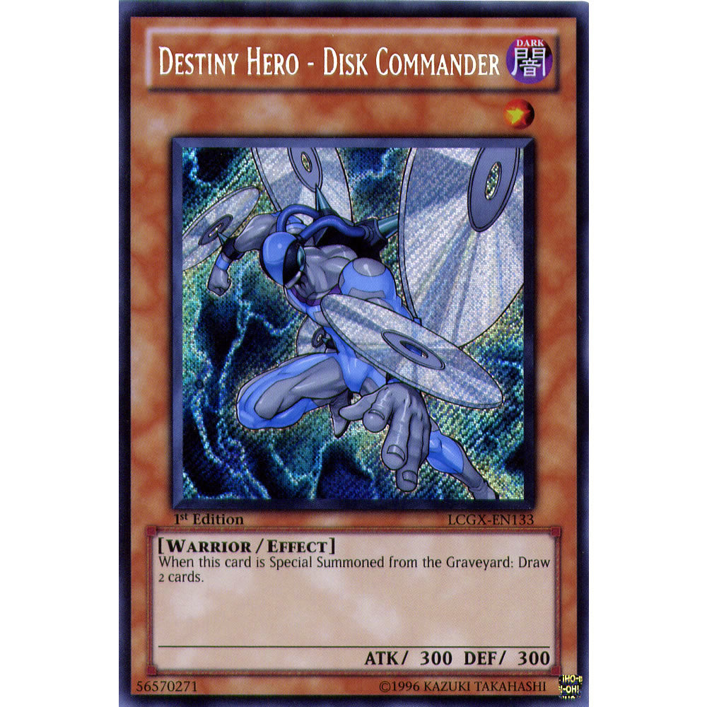 Destiny HERO - Disk Commander LCGX-EN133 Yu-Gi-Oh! Card from the Legendary Collection 2: The Duel Academy Years Mega Pack Set