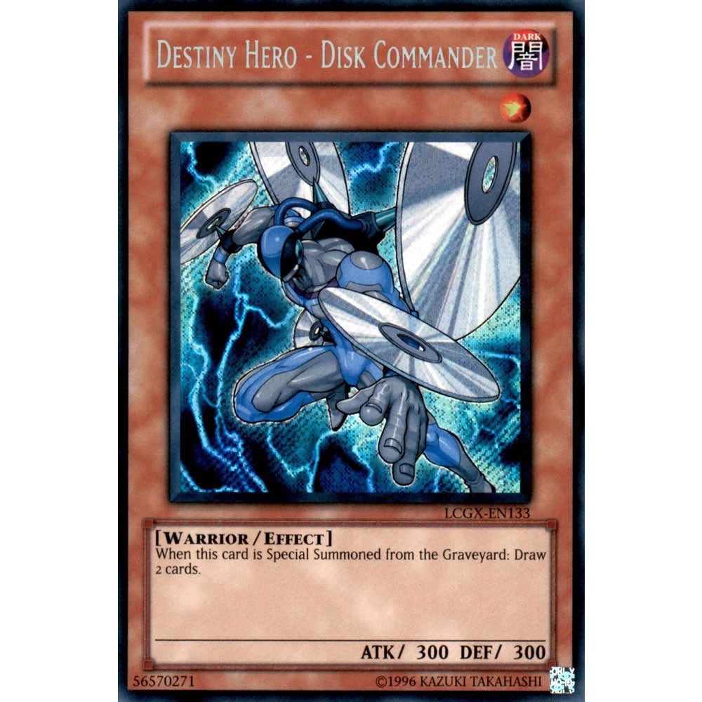 Destiny HERO - Disk Commander LCGX-EN133 Yu-Gi-Oh! Card from the Legendary Collection 2: The Duel Academy Years Mega Pack Set