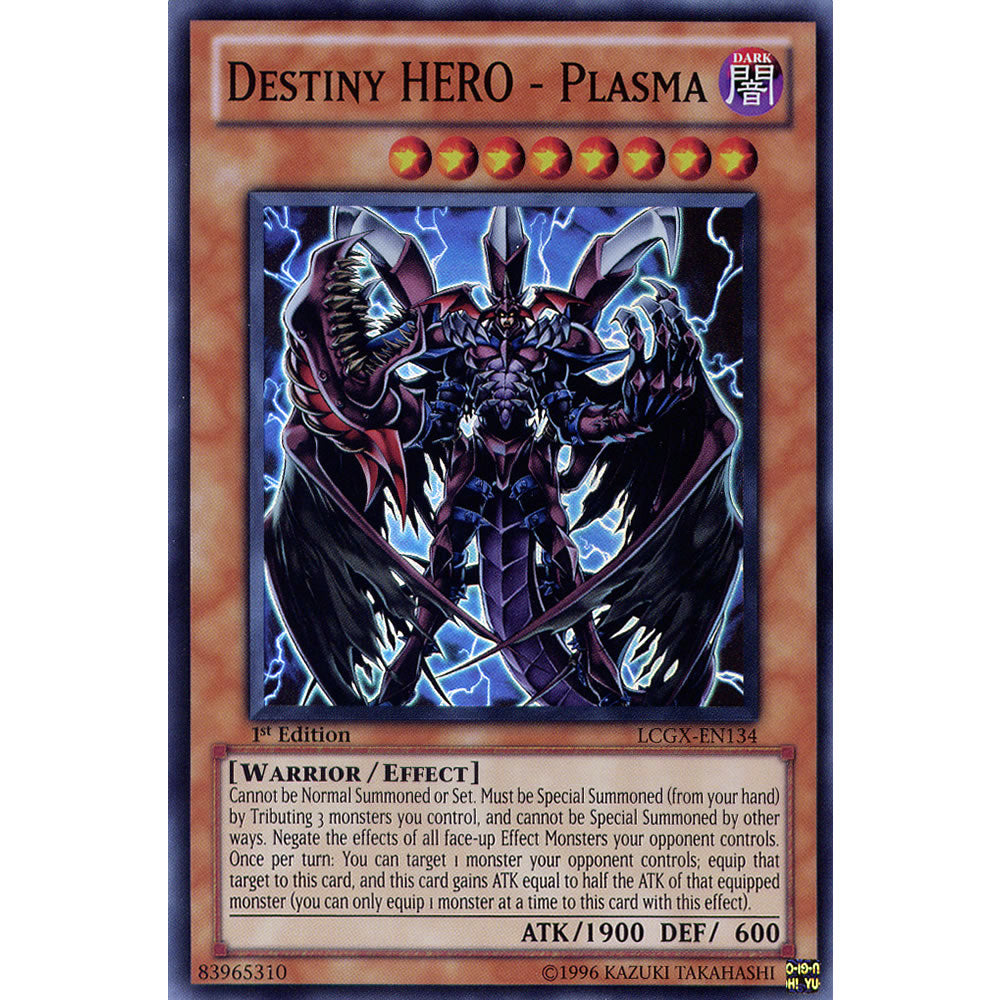 Destiny HERO - Plasma LCGX-EN134 Yu-Gi-Oh! Card from the Legendary Collection 2: The Duel Academy Years Mega Pack Set