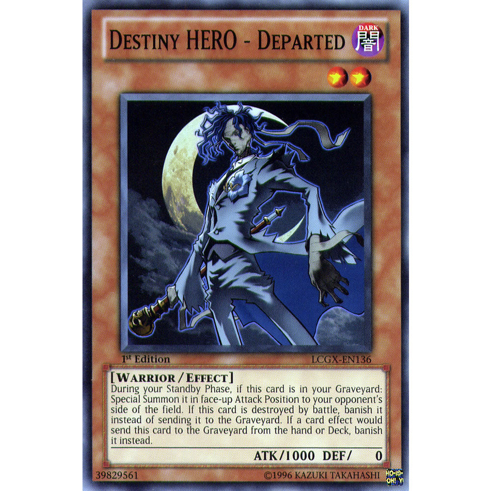 Destiny Hero - Departed LCGX-EN136 Yu-Gi-Oh! Card from the Legendary Collection 2: The Duel Academy Years Mega Pack Set