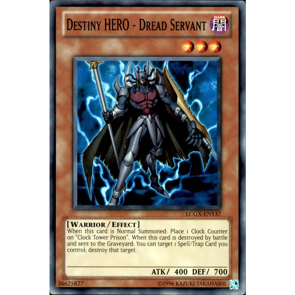 Destiny Hero - Dread Servant LCGX-EN137 Yu-Gi-Oh! Card from the Legendary Collection 2: The Duel Academy Years Mega Pack Set