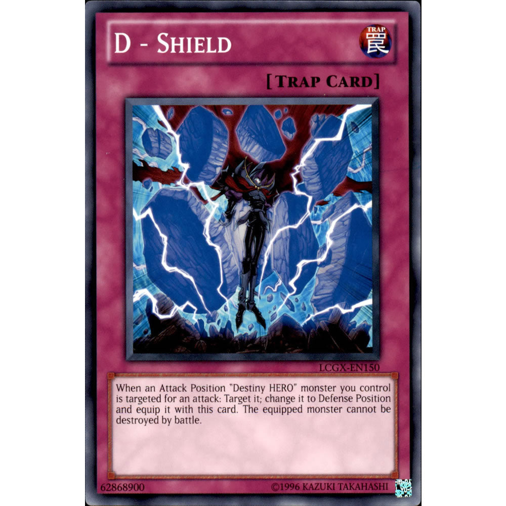 D - Shield LCGX-EN150 Yu-Gi-Oh! Card from the Legendary Collection 2: The Duel Academy Years Mega Pack Set