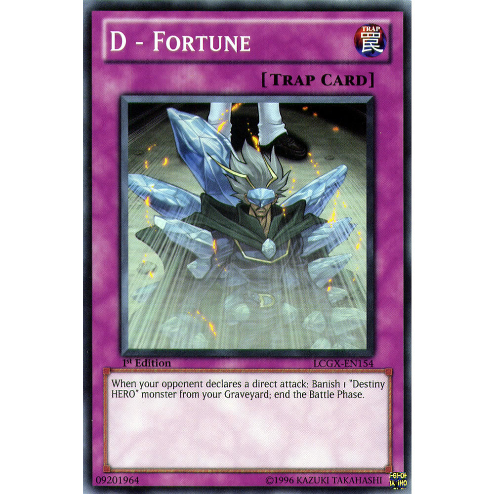 D - Fortune LCGX-EN154 Yu-Gi-Oh! Card from the Legendary Collection 2: The Duel Academy Years Mega Pack Set