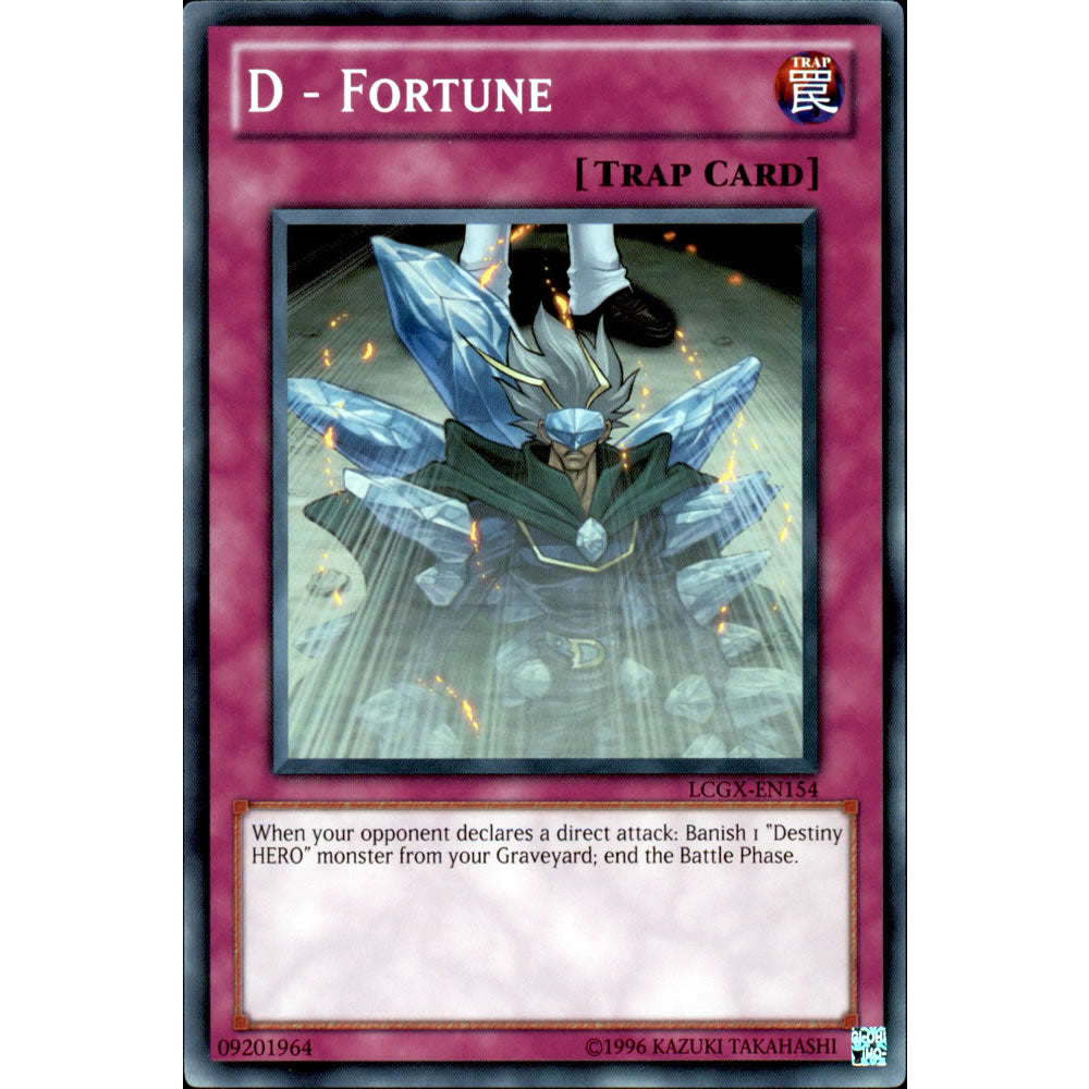 D - Fortune LCGX-EN154 Yu-Gi-Oh! Card from the Legendary Collection 2: The Duel Academy Years Mega Pack Set