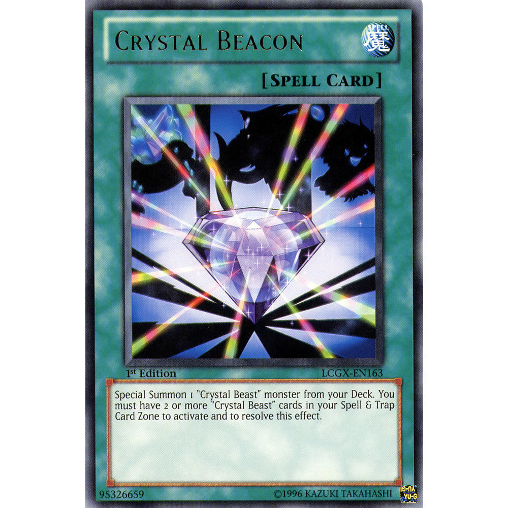 Crystal Beacon LCGX-EN163 Yu-Gi-Oh! Card from the Legendary Collection 2: The Duel Academy Years Mega Pack Set