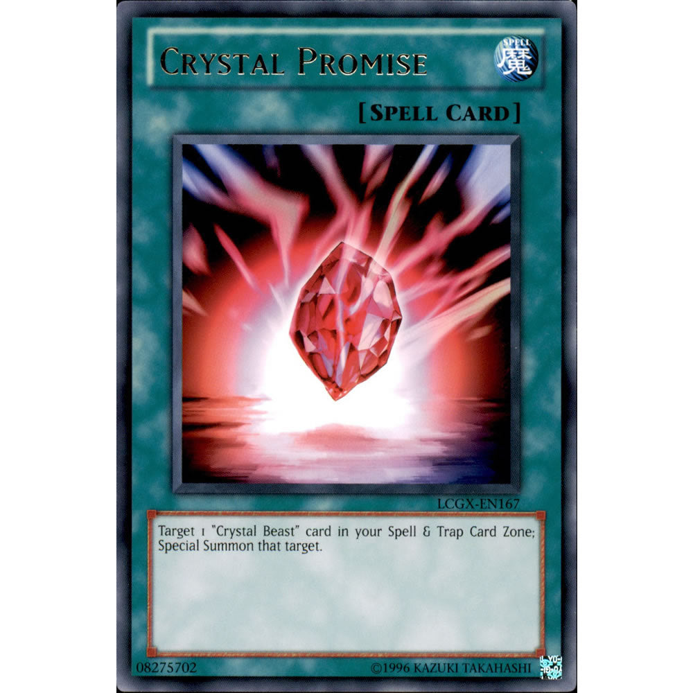 Crystal Promise LCGX-EN167 Yu-Gi-Oh! Card from the Legendary Collection 2: The Duel Academy Years Mega Pack Set