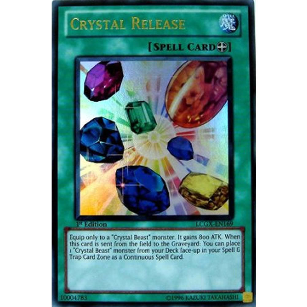 Crystal Release LCGX-EN169 Yu-Gi-Oh! Card from the Legendary Collection 2: The Duel Academy Years Mega Pack Set