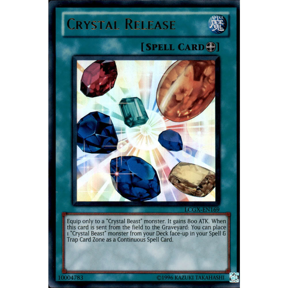 Crystal Release LCGX-EN169 Yu-Gi-Oh! Card from the Legendary Collection 2: The Duel Academy Years Mega Pack Set