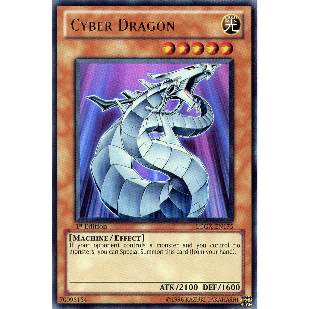 Cyber Dragon LCGX-EN175 Yu-Gi-Oh! Card from the Legendary Collection 2: The Duel Academy Years Mega Pack Set