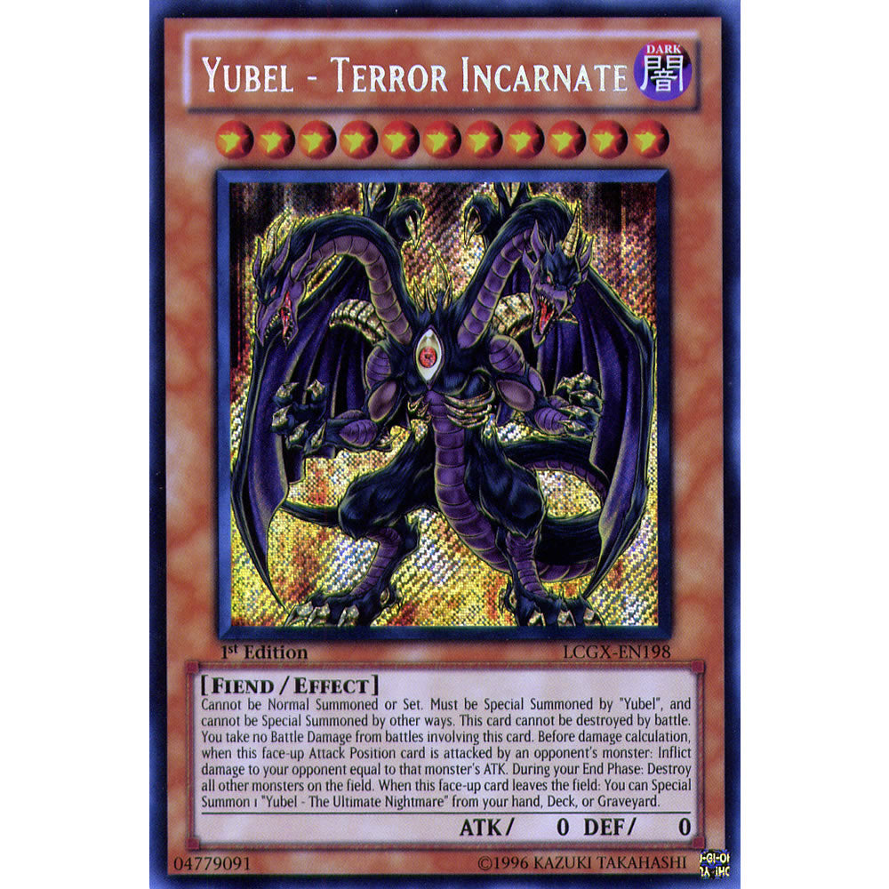 Yubel - Terror Incarnate LCGX-EN198 Yu-Gi-Oh! Card from the Legendary Collection 2: The Duel Academy Years Mega Pack Set