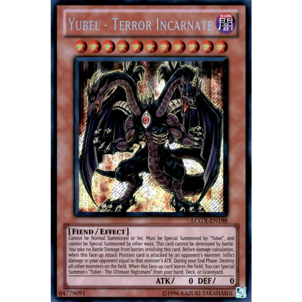 Yubel - Terror Incarnate LCGX-EN198 Yu-Gi-Oh! Card from the Legendary Collection 2: The Duel Academy Years Mega Pack Set