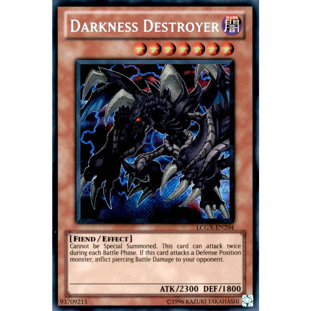 Darkness Destroyer LCGX-EN204 Yu-Gi-Oh! Card from the Legendary Collection 2: The Duel Academy Years Mega Pack Set