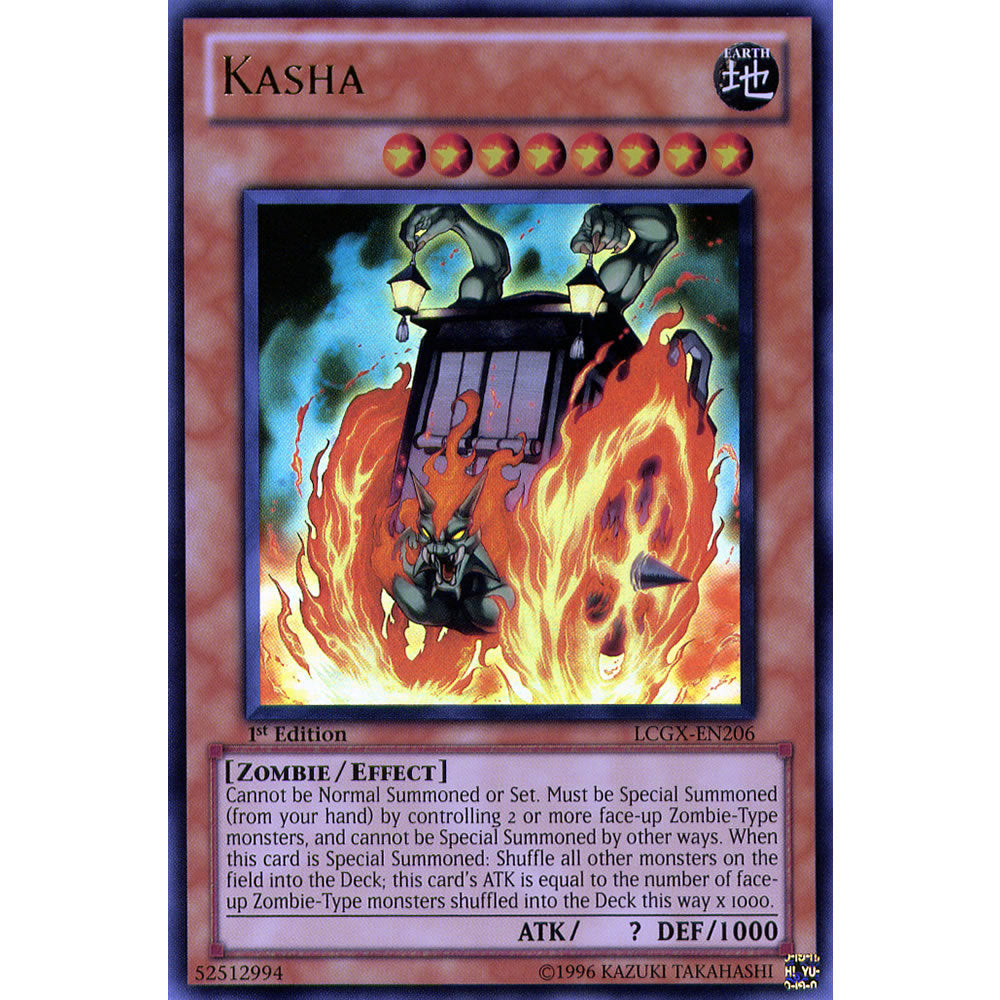 Kasha LCGX-EN206 Yu-Gi-Oh! Card from the Legendary Collection 2: The Duel Academy Years Mega Pack Set