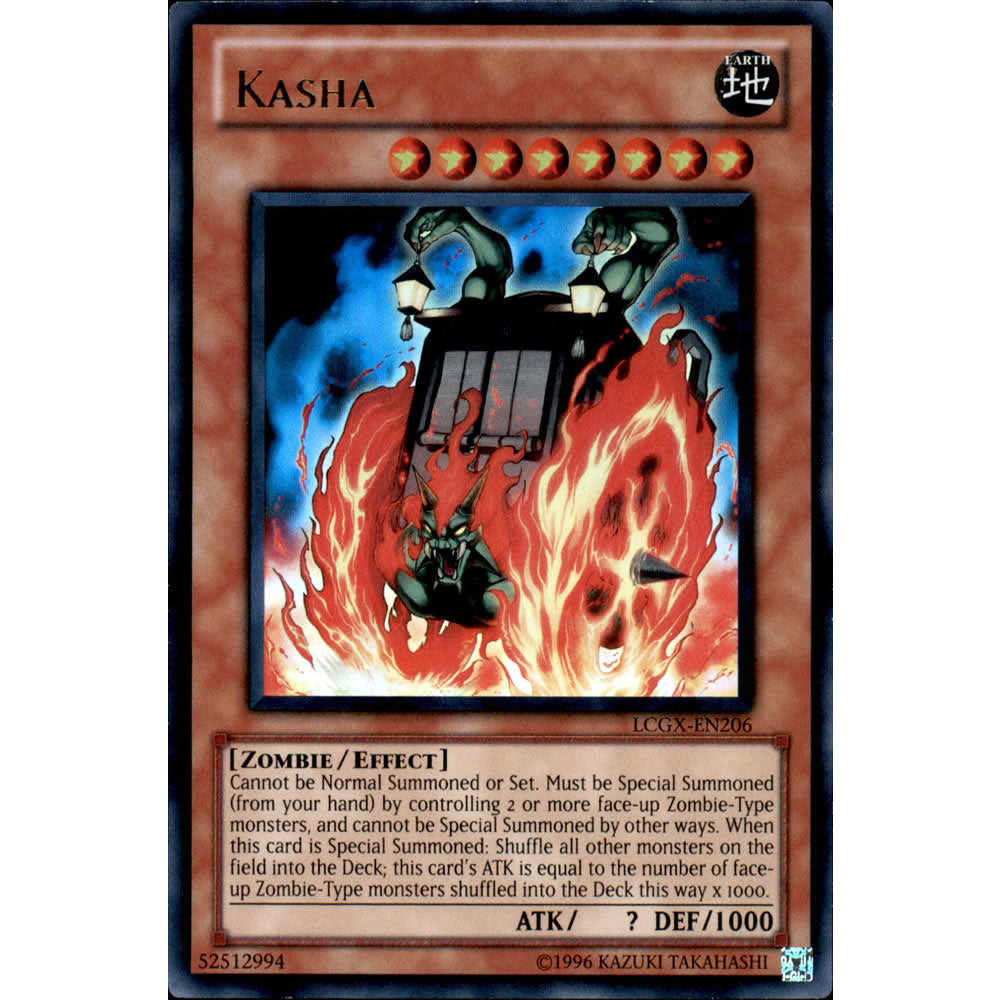 Kasha LCGX-EN206 Yu-Gi-Oh! Card from the Legendary Collection 2: The Duel Academy Years Mega Pack Set