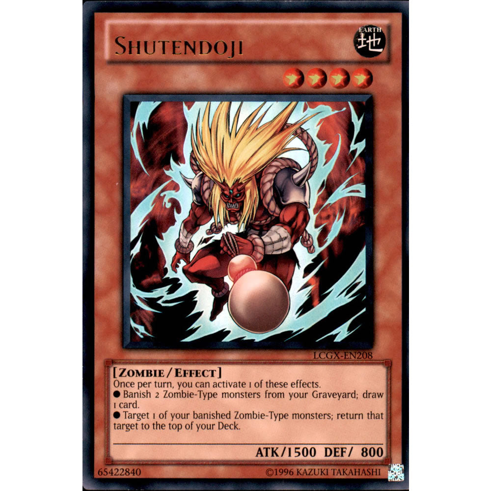 Shutendoji LCGX-EN208 Yu-Gi-Oh! Card from the Legendary Collection 2: The Duel Academy Years Mega Pack Set