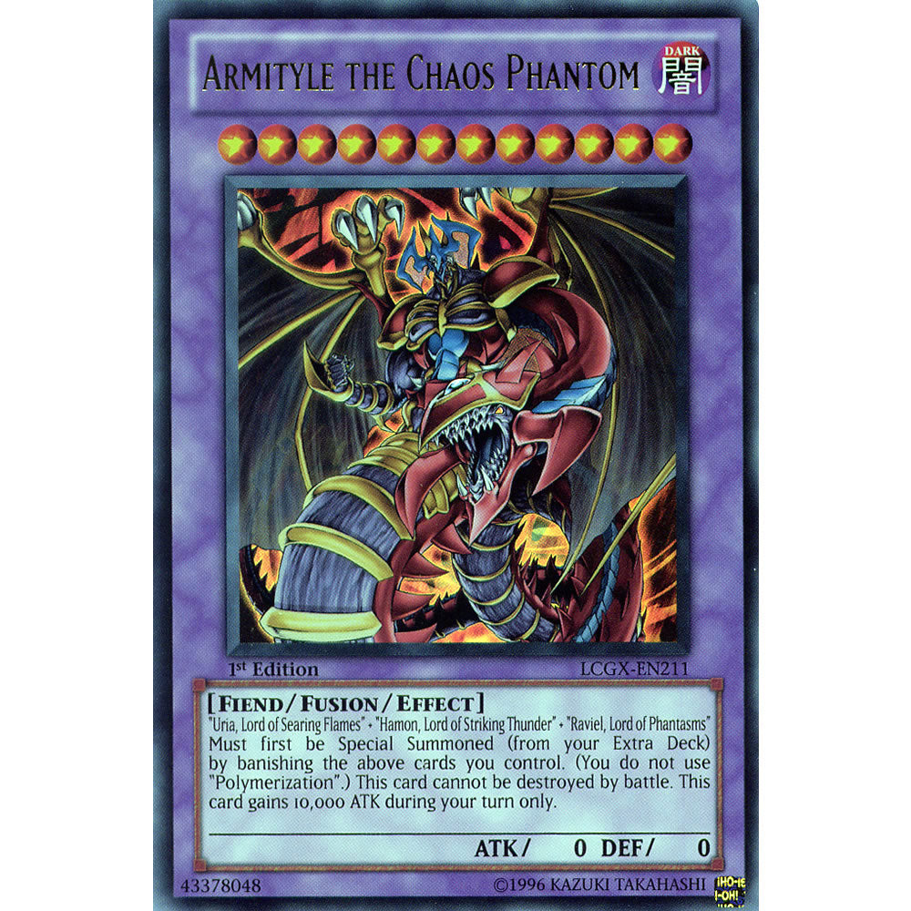 Armityle The Chaos Phantom LCGX-EN211 Yu-Gi-Oh! Card from the Legendary Collection 2: The Duel Academy Years Mega Pack Set