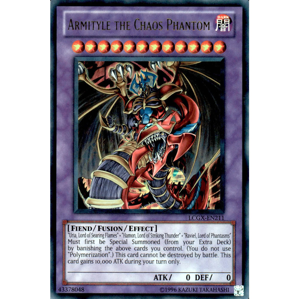 Armityle The Chaos Phantom LCGX-EN211 Yu-Gi-Oh! Card from the Legendary Collection 2: The Duel Academy Years Mega Pack Set