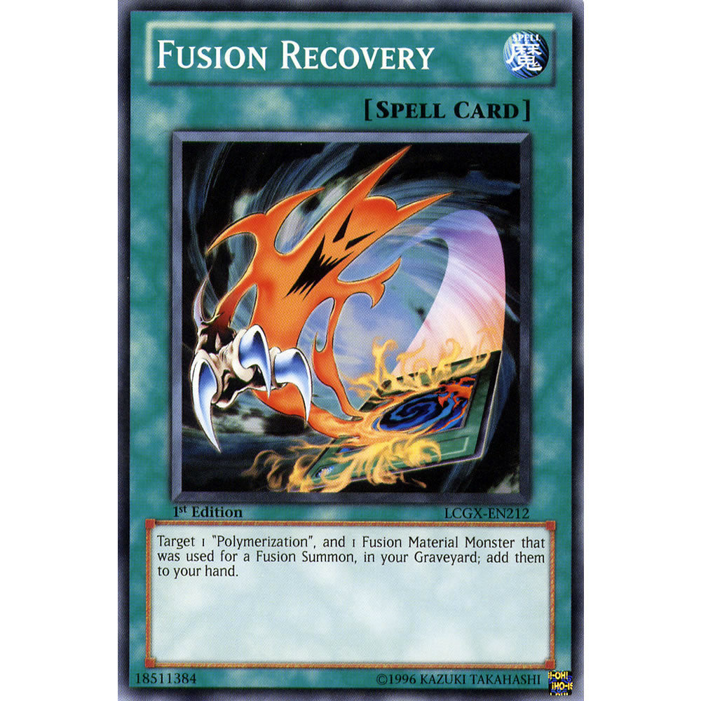 Fusion Recovery LCGX-EN212 Yu-Gi-Oh! Card from the Legendary Collection 2: The Duel Academy Years Mega Pack Set