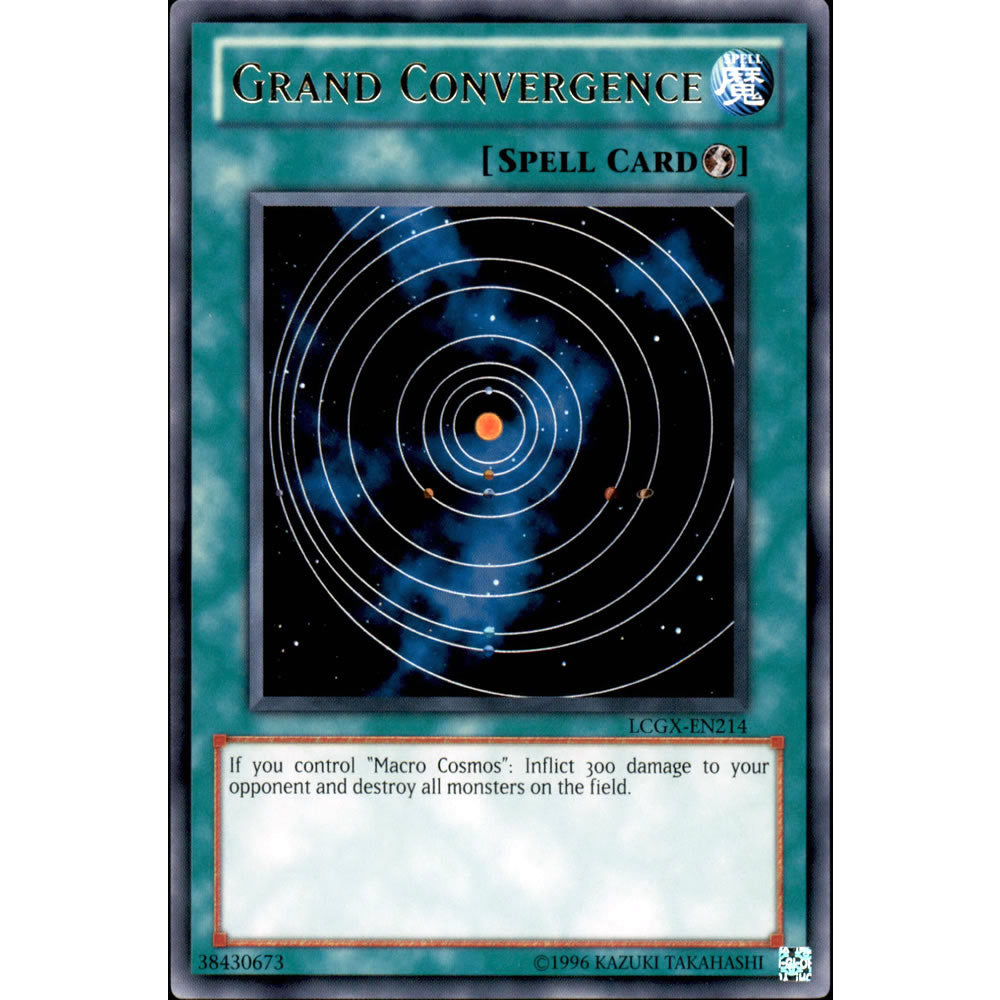 Grand Convergence LCGX-EN214 Yu-Gi-Oh! Card from the Legendary Collection 2: The Duel Academy Years Mega Pack Set