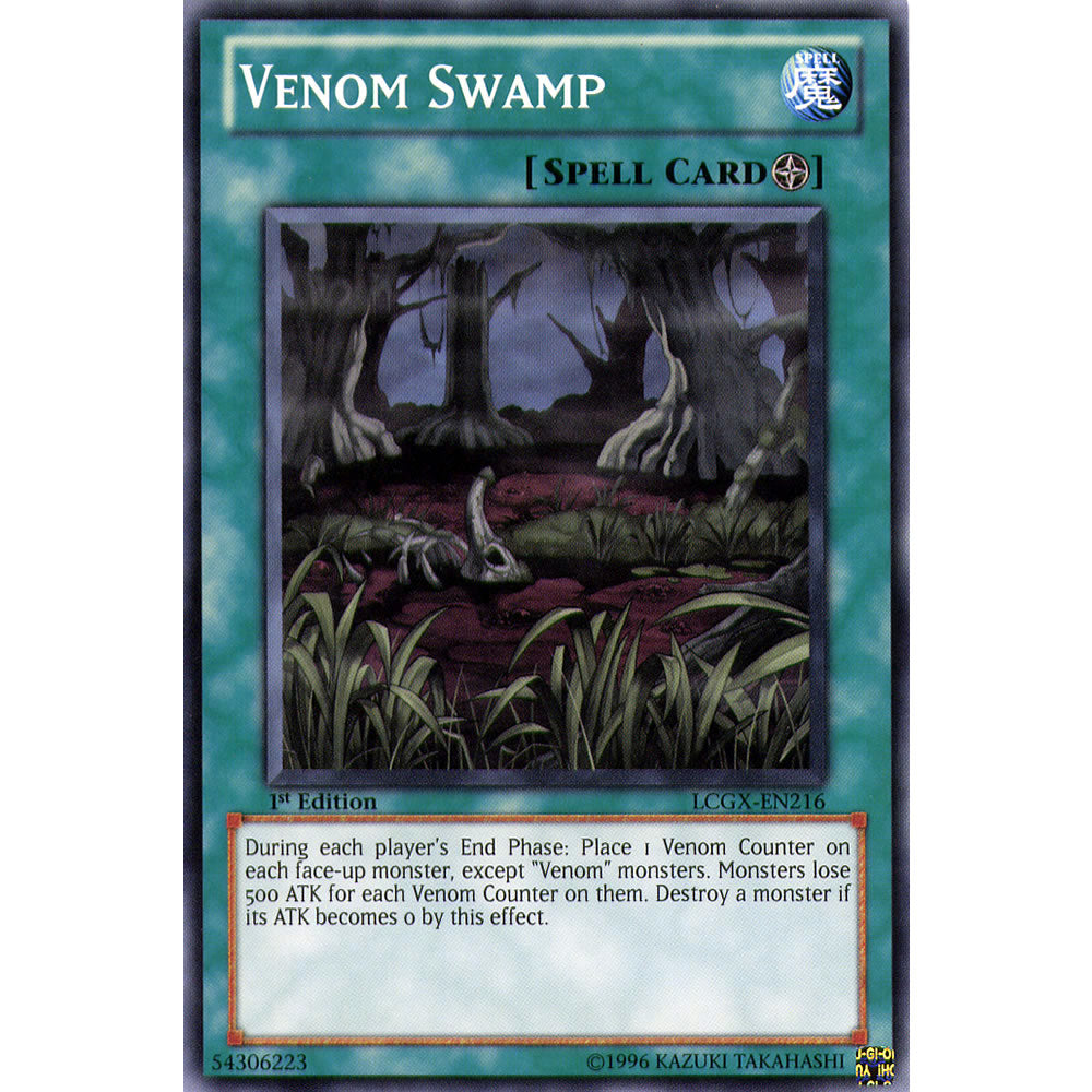 Venom Swamp LCGX-EN216 Yu-Gi-Oh! Card from the Legendary Collection 2: The Duel Academy Years Mega Pack Set