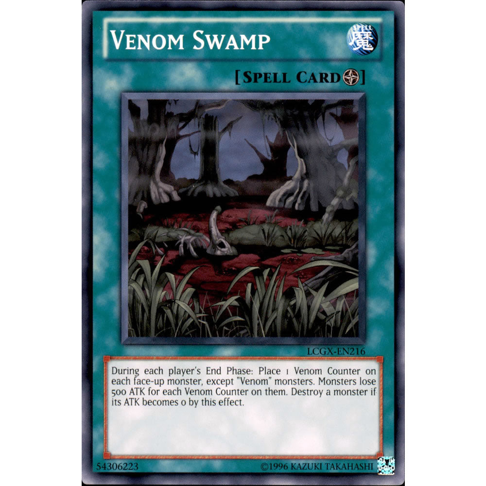 Venom Swamp LCGX-EN216 Yu-Gi-Oh! Card from the Legendary Collection 2: The Duel Academy Years Mega Pack Set