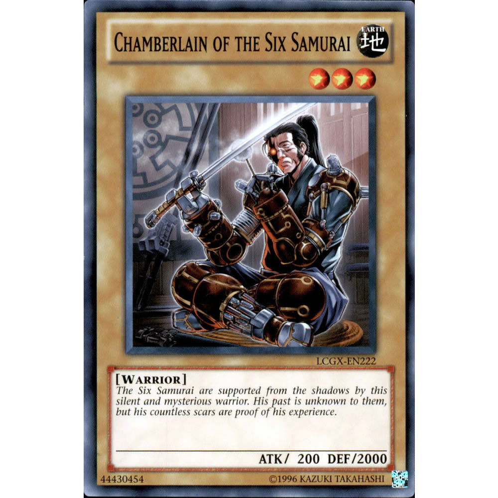 Chamberlain of the Six Samurai LCGX-EN222 Yu-Gi-Oh! Card from the Legendary Collection 2: The Duel Academy Years Mega Pack Set