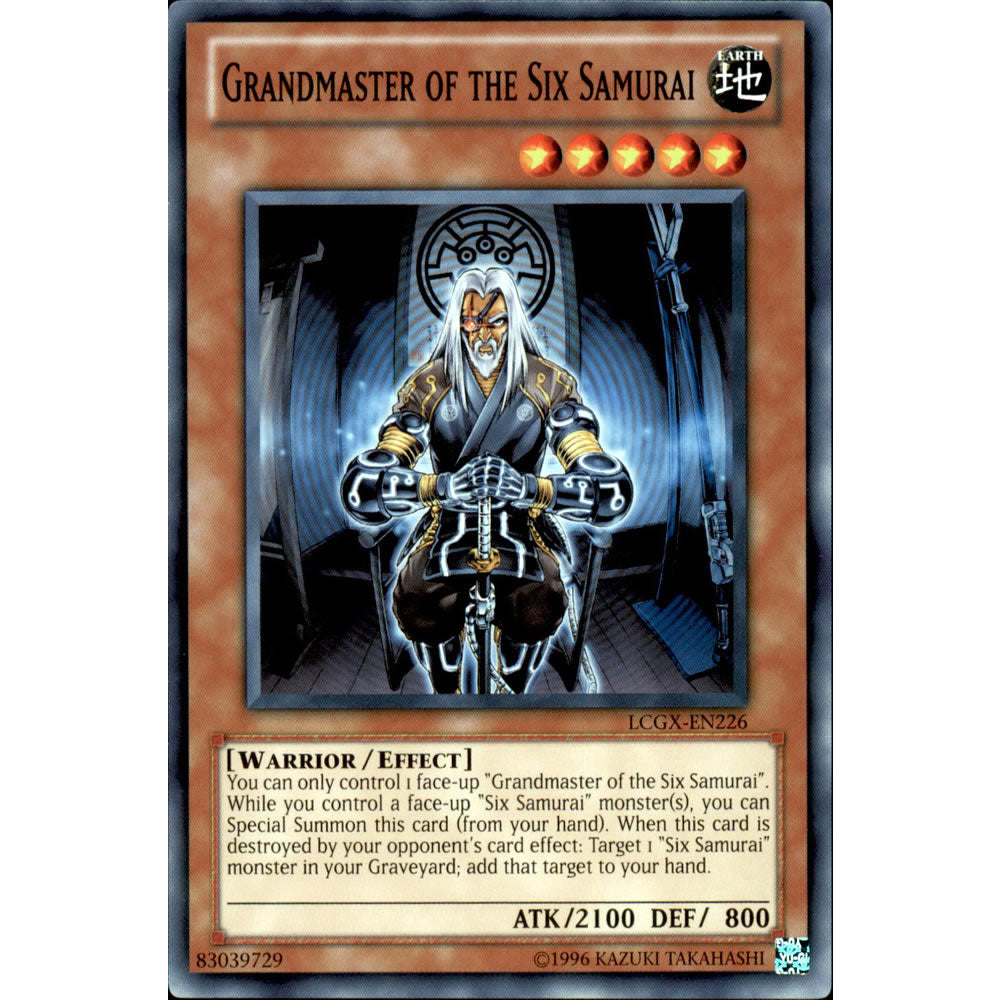 Grandmaster of the Six Samurai LCGX-EN226 Yu-Gi-Oh! Card from the Legendary Collection 2: The Duel Academy Years Mega Pack Set