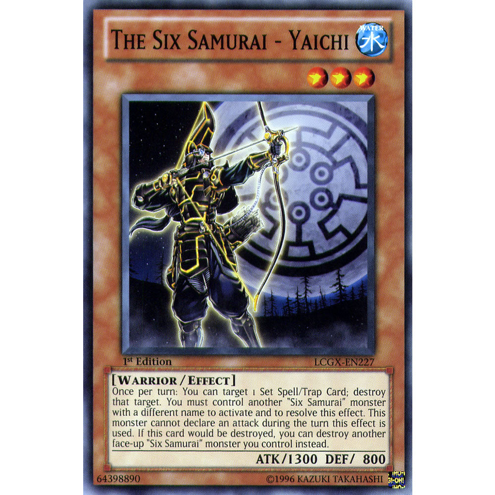 The Six Samurai - Yaichi LCGX-EN227 Yu-Gi-Oh! Card from the Legendary Collection 2: The Duel Academy Years Mega Pack Set